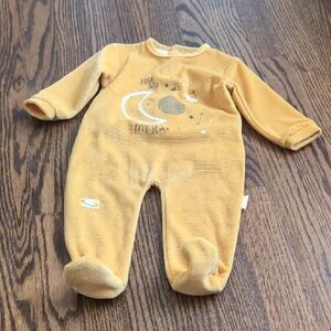 Yellow Kids One Piece with Planet Design NEW